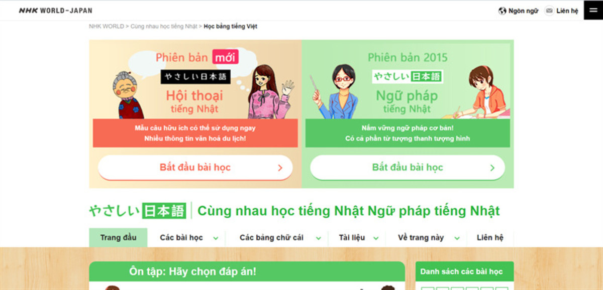 Học tiếng nhật online hiệu quả để thi jlpt 3