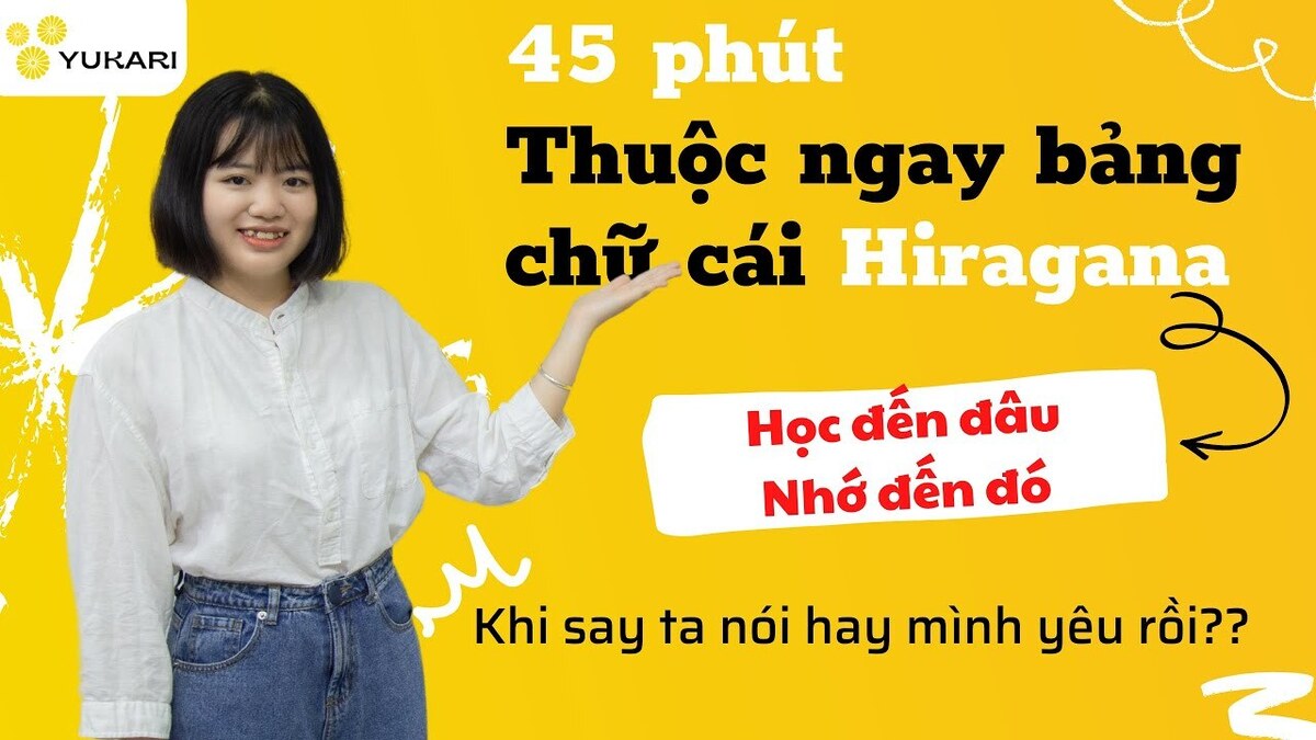 Luyện viết hiragana mẹo và bài tập thực hành 1